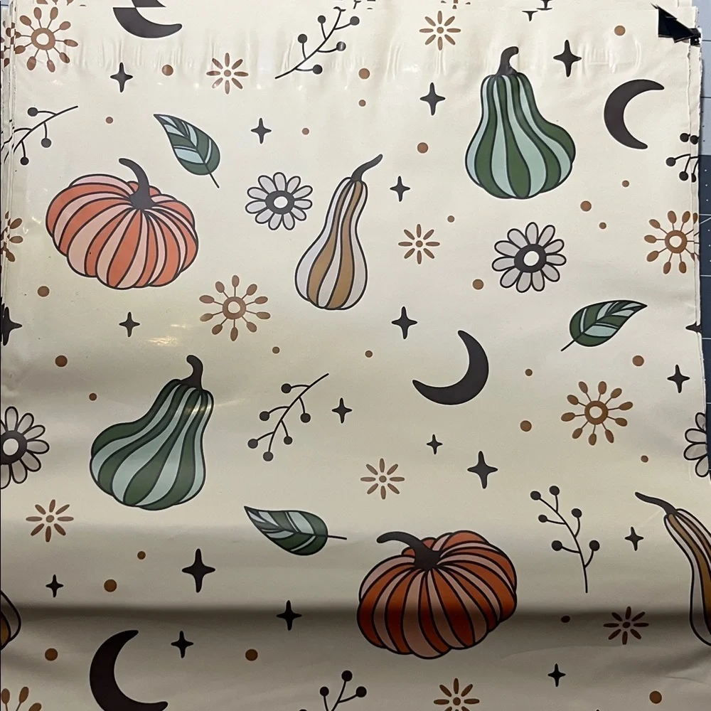 10 Autumn Harvest Pattern poly mailers